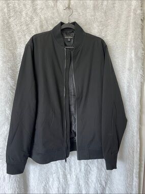 Banana Republic Black Men's Bomber Jacket-NWOT
